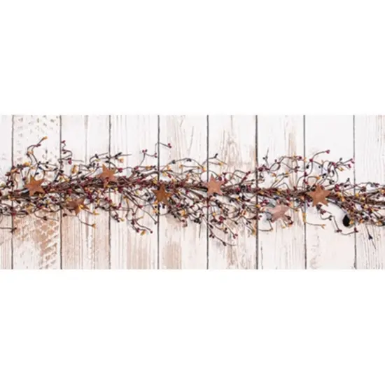 Pip Berries Garland With Stars Colonial Mix {1}