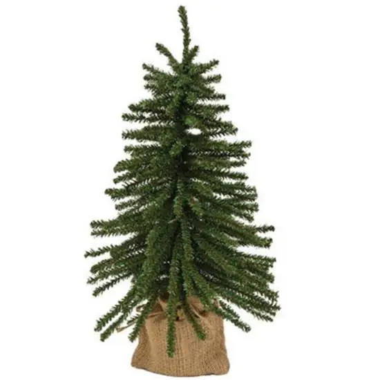 Mini Downswept Tree With Burlap Base 18" {1}
