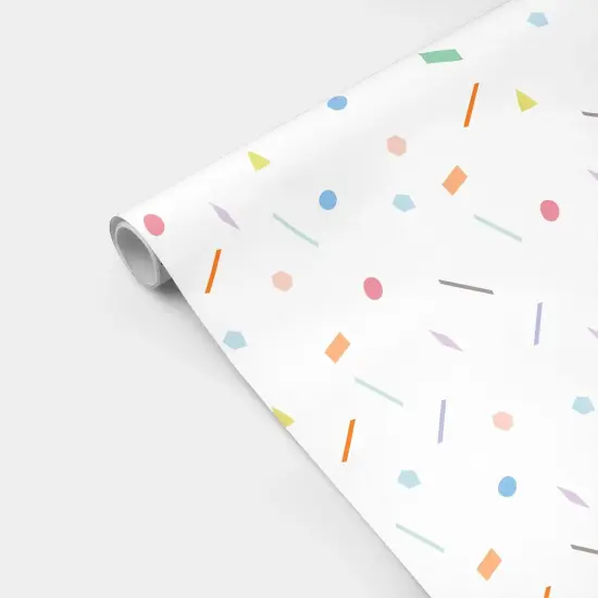 Colorful Confetti Pattern Gift Wrap {4}
