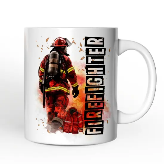 Firefighter Mug, Appreciation Fire Department Gift {4}