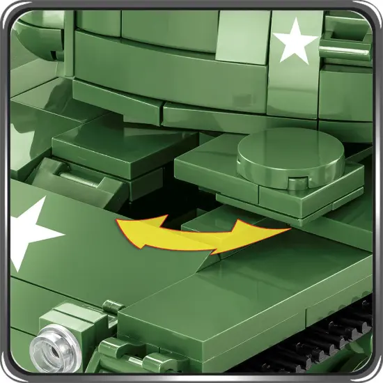 COBI Historical Collection: Vietnam War M41A3 Walker Bulldog Tank {6}