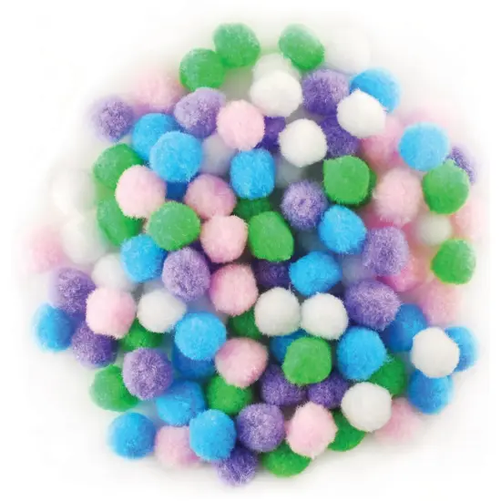 Krafty Kids Pom-Poms .75" 100/Pkg {3}