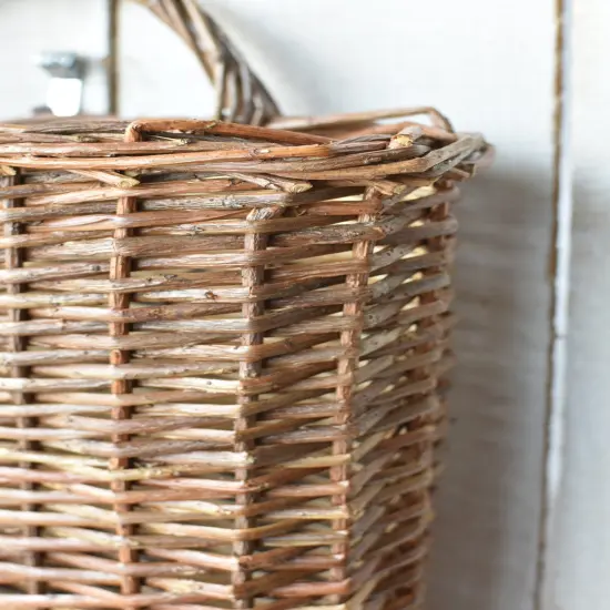 11" x 17" Wicker Basket w/Handle {2}