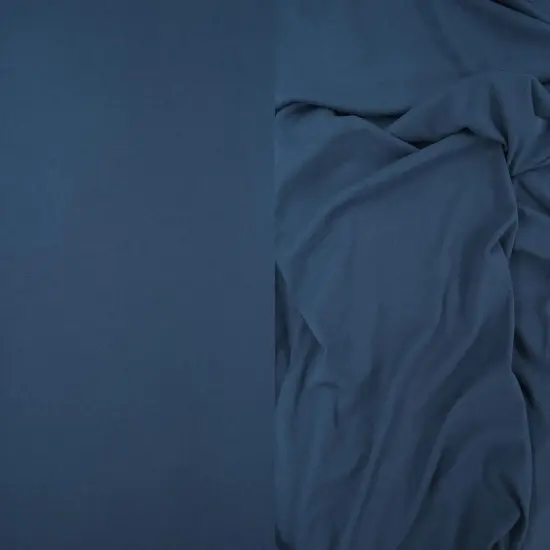 1 Yard DTY Brushed Solid Knit Fabric, 58/60&Prime; Wide Polyester Spandex Blend RED TANGO {6}