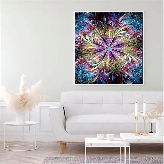 Fantasy Flower Pattern 5D Diamond Painting Kits- DIY Full Drill Mandala Diamond Art Kits for Adults {5}