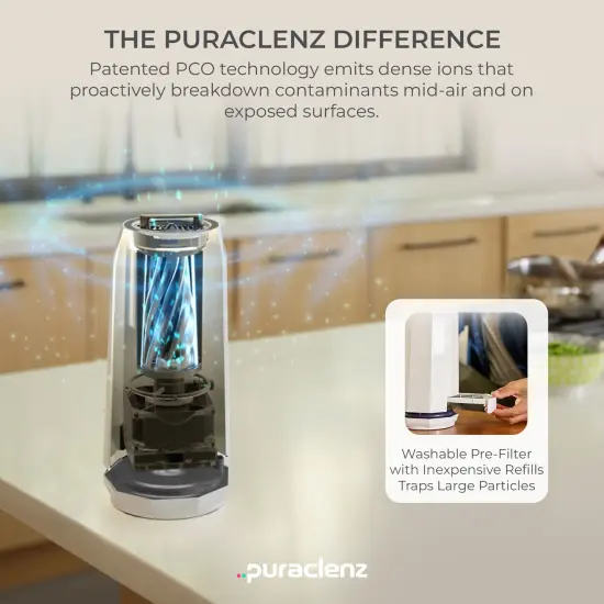 Puraclenz Photon P3000X Air Purifier for Home, Air & Surface Purification, Up to 3000 sqft, Removes 99% Pollutants, Mold, Odors, Viruses, & More, Ozone-Free {5}