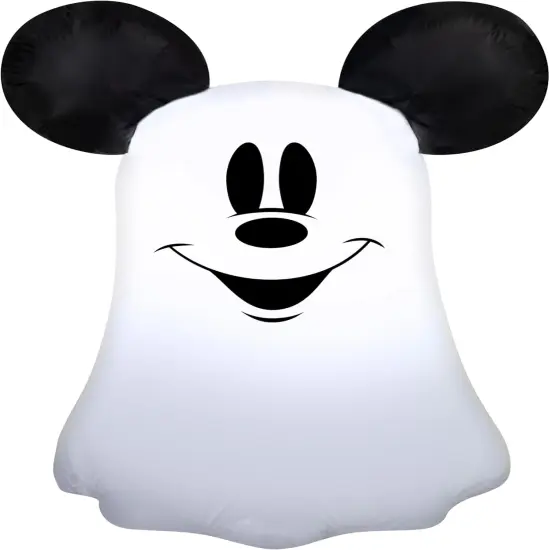3.5' Gemmy Airblown Inflatable Halloween Mickey Mouse as Ghost Yard Decoration 550264 {1}