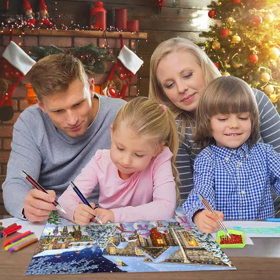 Diamond Painting Pen Kits with LED, 5D Light Up Drill Pens for Arts, Nails DIY Crafts Decoration, 12pcs Tips {5}