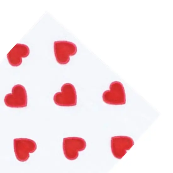 Small Red Hearts Cello Treat Bag {2}