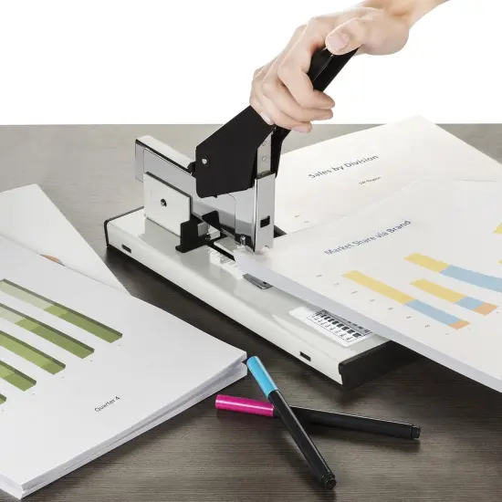 Supplies Heavy Duty Stapler, 200 Sheet Capacity, 2000 Staples Included, Tan {3}