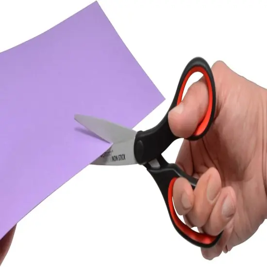 Titanium Non-Stick Scissors, 2-Pack, Black and Red {4}