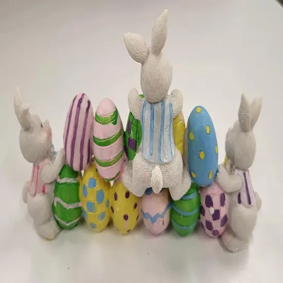 Eggs & Easter Bunnies Tabletop Decoration {2}