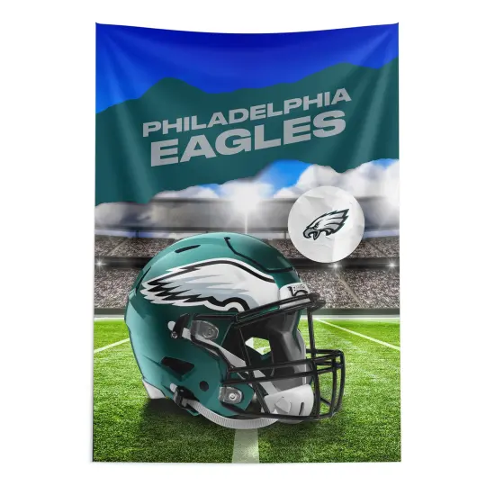 Philadelphia Eagles NFL Midfield Wall Hanging Tapestry 40 x 57 inches {1}