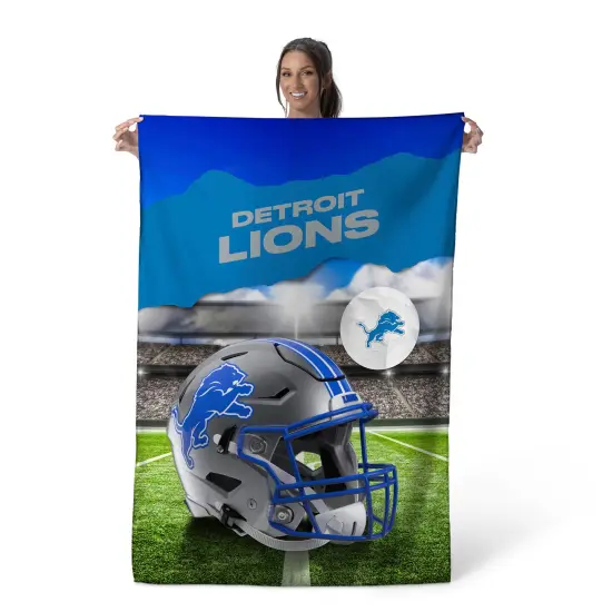 Detroit Lions NFL Midfield Wall Hanging Tapestry 40 x 57 inches {2}