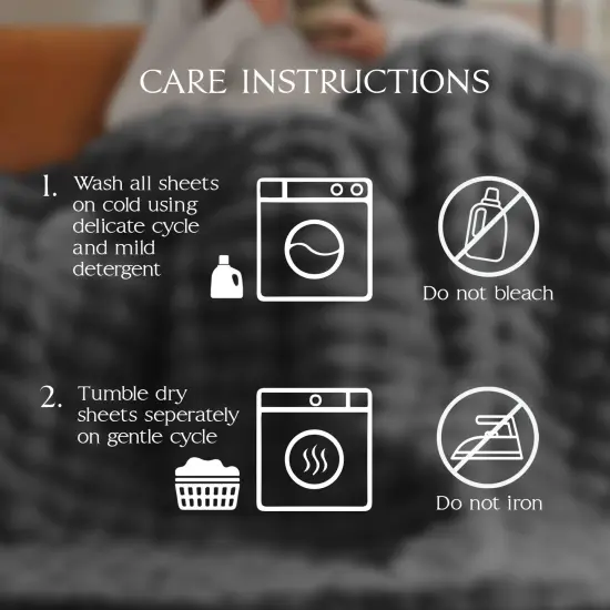 Ultra Fine Faux Fur Throw Blanket Lava Smoke 50X70 Inches {6}