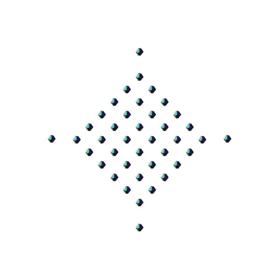 Preciosa 4mm Czech Crystals Bicone Rondelle Beads, 40pcs Jet AB {5}