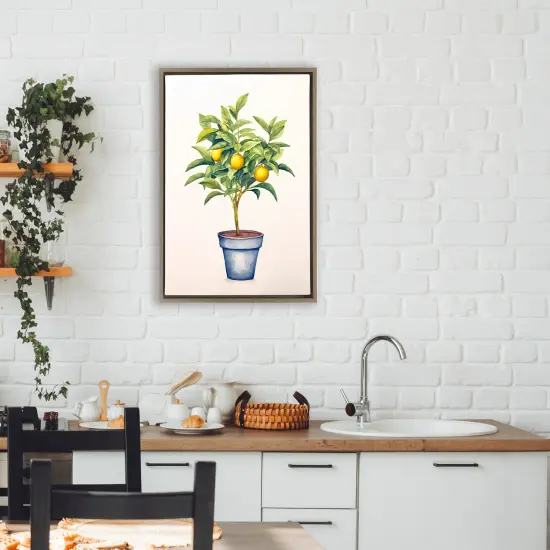 Stupell Industries Citrus Serenade Plant Floating Frame, design by Andrea Haase {2}