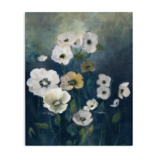 Stupell Industries White Poppies Traditional Blooms Canvas By Carol Robinson {1}