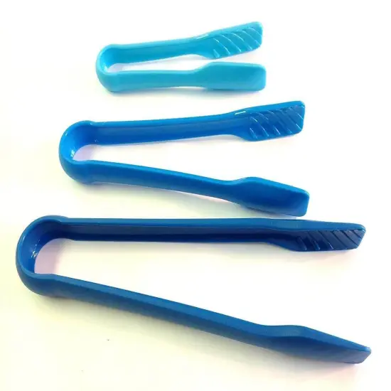 Handy Housewares 3 Piece Sturdy Nylon Nesting Serving Tongs Set - 6", 8" and 10" Tongs Green {6}