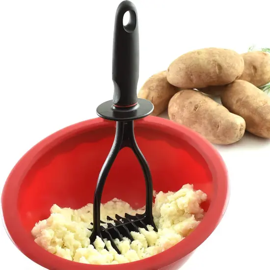 Norpro 11" Long Grip-EZ Handle Nylon Hand Potato Masher {4}