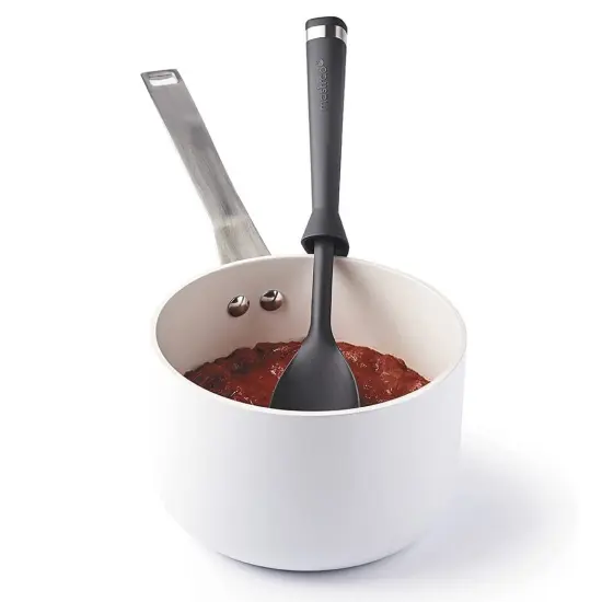 Mastrad 12" Silicone Standing Spoon - Self Balancing Spoon Stands On Its Own - No Mess, No Spoon Rest {5}