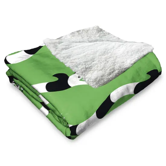 Warner Brothers Beetlejuice Silk Touch Sherpa Throw Blanket No Rules {4}