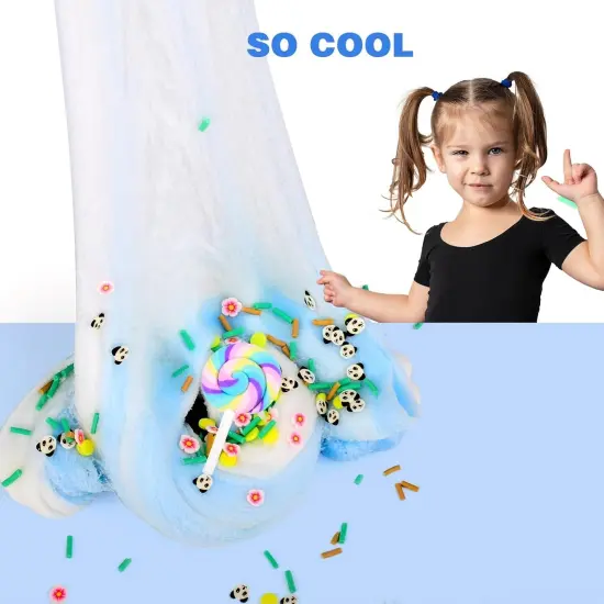 5 Pack Cloud Slime Kit, Stress Relief Toy for Kids {5}