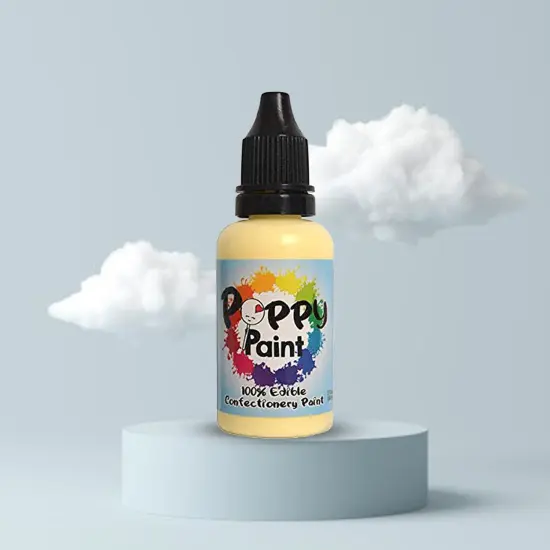 Poppy Paint Buttercup Yellow Edible Food Color for Cake Decorating and Chocolate {4}