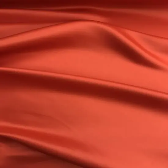 1 Yard Orange Dull Satin Fabric 58/59 Inches Wide Medium Weight Polyester {2}