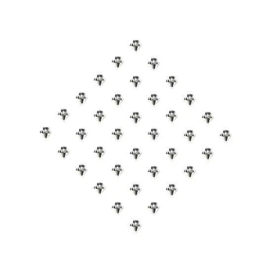 Preciosa 6mm Czech Crystals Bicone Rondelle Beads, 36pcs Crystal Labrador {5}