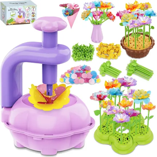 DIY Flower Make Toys Kits-Arts & Crafts {1}