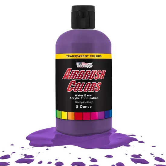 Deep Purple, Transparent Acrylic Airbrush Paint, 8 oz. {1}