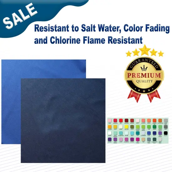 Resistant to Salt Water, Color Fading and Chlorine Flame Resistant 175 gsm White {2}
