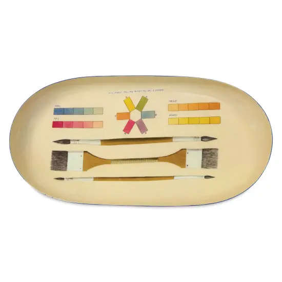 Roomytown Enamel Trays - Art of Coloring, 4-7/10" x 9-4/5" x 3/5" {1}