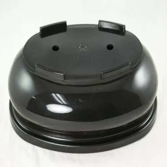 Oval Plastic Heavy Duty Bonsai, Succulent Pot 9"x 5"x 2.75" - Black w/ Mesh {2}