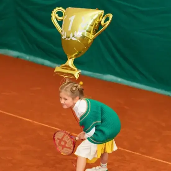 GOLD TROPHY BALLOON {3}