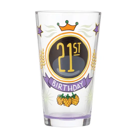 Enesco Lolita 21st Birthday Pint Glass {1}