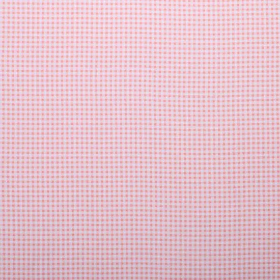 Mook Fabrics Gingham Flannel Fabric [43 in. Wide] - By The Yard Peach {1}