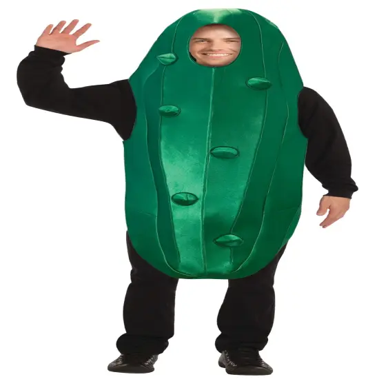 Ultimate Pickle Halloween Costume, Green, Adult Size XXS & One Size {1}