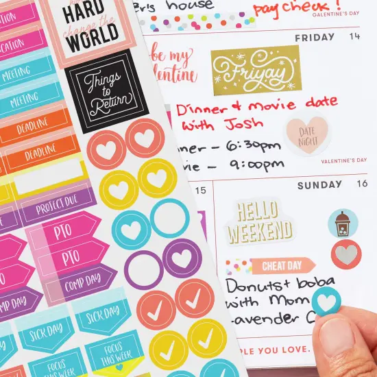 Avery Planner Stickers Variety Pack, 1,656 Stickers, Weekly, Calendar and Journal Sticker Sheets (6785) {5}