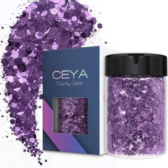 African Violet Craft Glitter Powder {1}