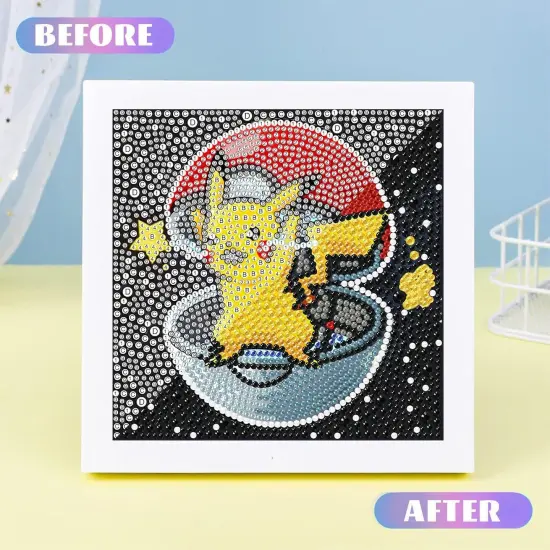 Cartoon Diamond Art Painting Kits for Kids with Frame,Cartoon Diamond Art for Kids {2}