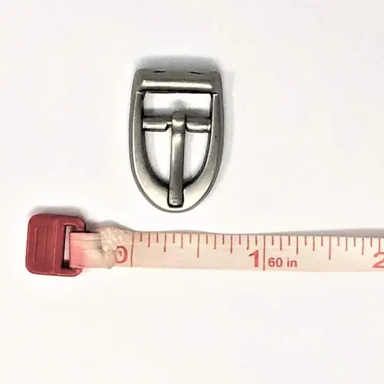 Small Buckles with Matte Silver Finish 1" x 5/8" {5}