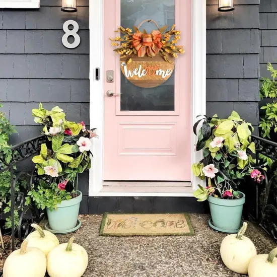 Welcome Sign for Front Door Decor(welcome) {4}