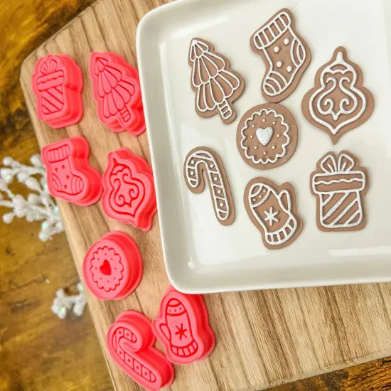 GINGERBREAD COOKIES | CHISTMAS | CLAY CUTTERS {4}