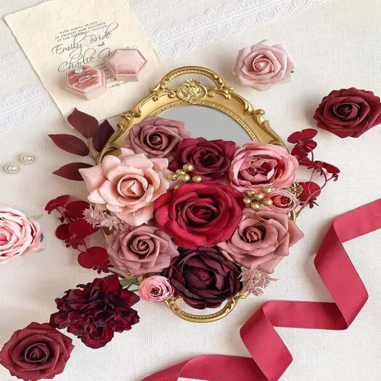 DIY Wedding Bouquet Bridal Baby Shower Centerpiece Table Decorations {3}