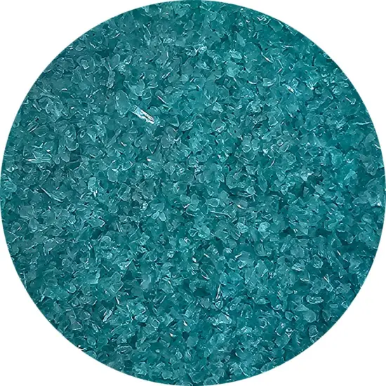 Wissmach Frit Medium Turquoise Green 96-50 1Lb. Jar 96 COE {1}