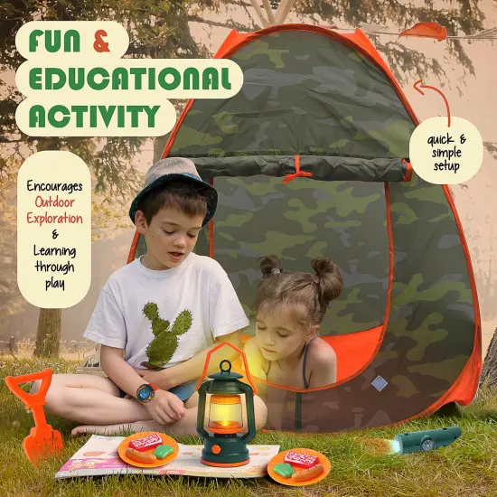 CraftBud 17 PCs Kids Camping Play Set {2}