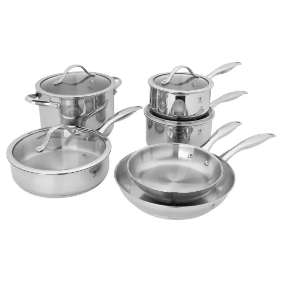 Henckels Aragon 10-pc Stainless Steel Cookware Set {1}
