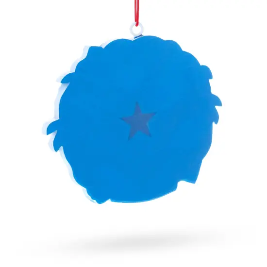 Palm Trees and Film Reel Los Angeles, California Resin Christmas Ornament {4}